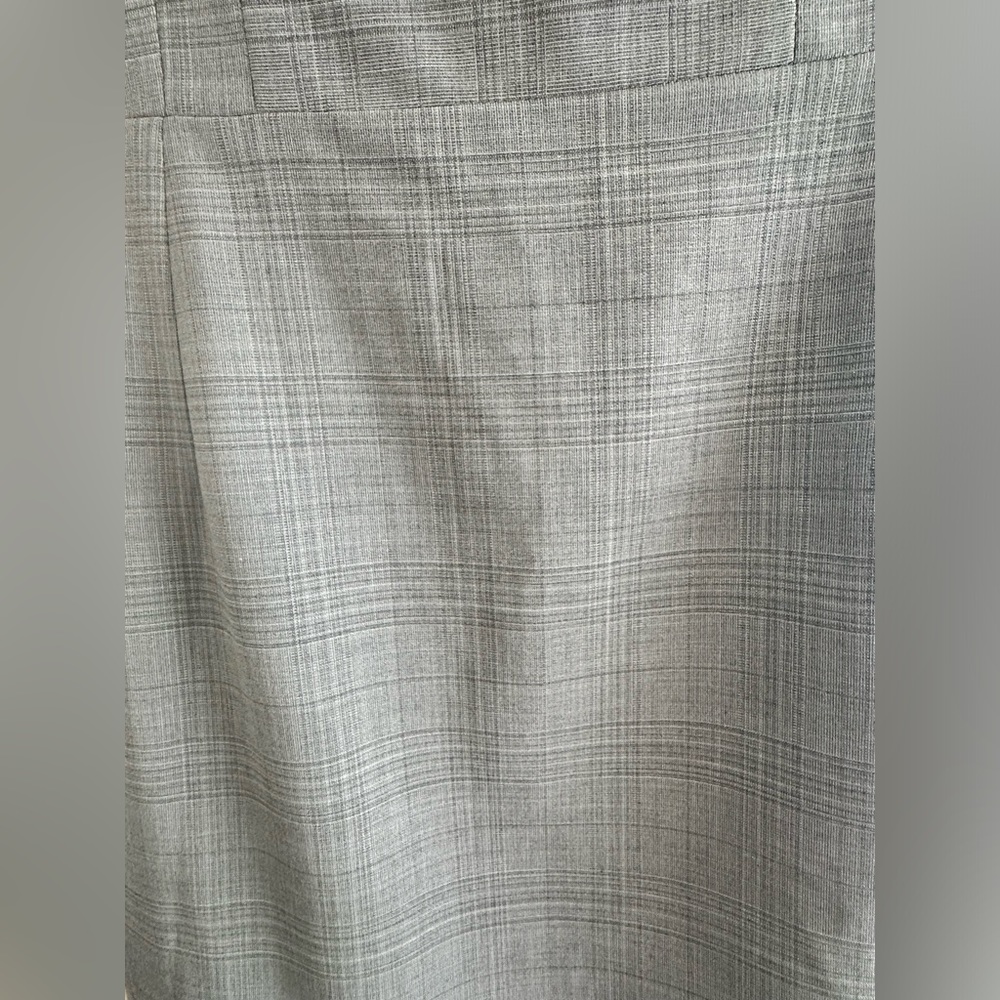 Tiger of Sweden size 36 (size small) gray plaid boatneck dress - Picture 3 of 6